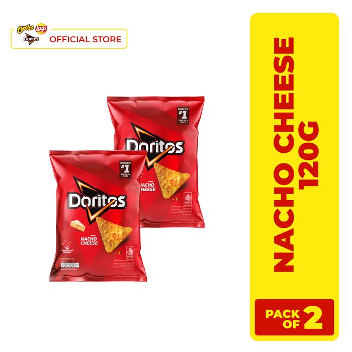 Gambar Doritos Makanan Ringan Rasa Nacho Cheese 120gr - Pack of 2 dari Lay's, Cheetos & Doritos Store Kota Surabaya Tokopedia