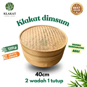 klakat 40cm kukusan dimsum bambu estetik  jogja