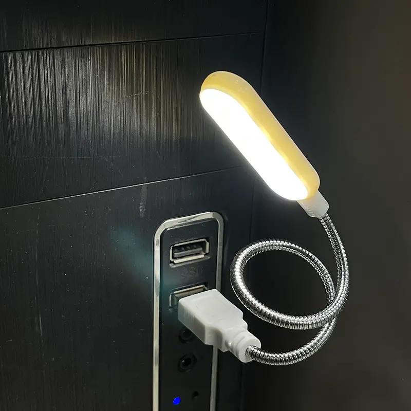 Máy tính xách tay mini linh hoạt USB LED bàn đọc nhẹ đèn bàn cho ngân hàng năng…