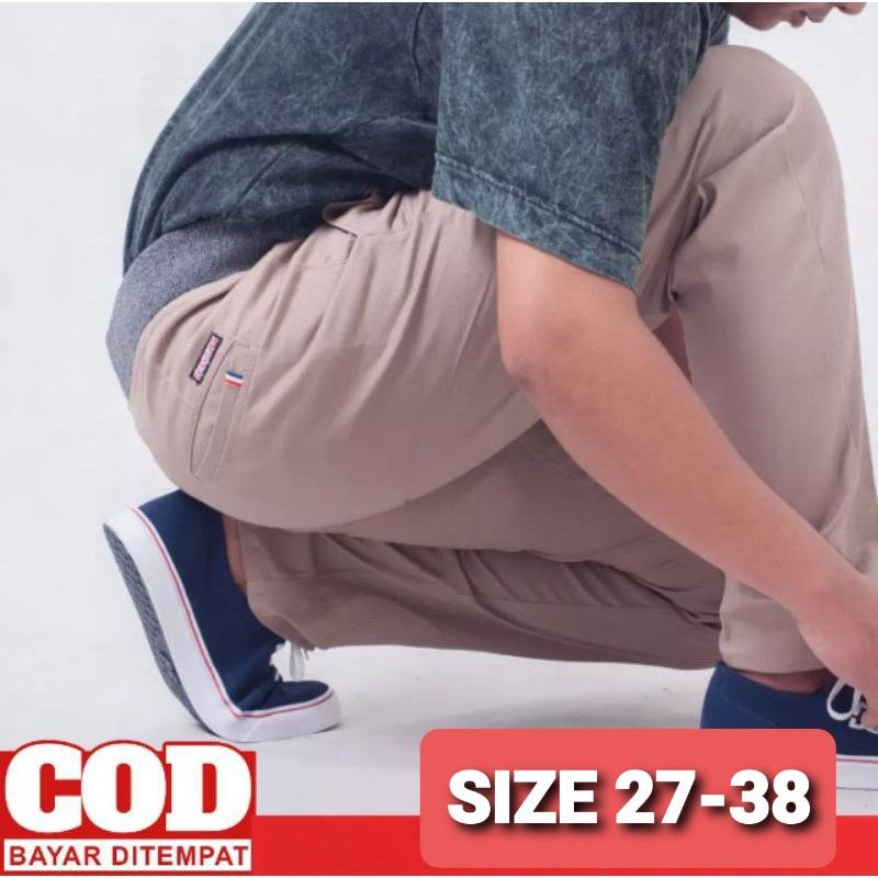Product Introduction of CELANA CHINOS PANJANG PRIA BAHAN MELAR PINGGANG KARET CELANA CHINOS PRIA CELANA CHINO CELANA PANJANG PRIA Diamond Katun Dewasa Cowok 14
