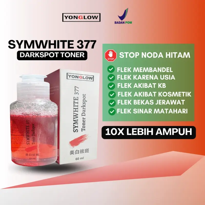 Toner Yonglow Symwhite 377 Darkspot BPOM untuk Menghilangkan Flek Hitam Membandel - Wajah, Pencerah Wajah Pencerah Kusam 0