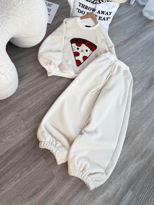 Sét bộ quần áo lông ấm micky tai đen from unisex ovrersize