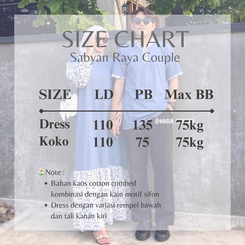 Product Introduction of Sabyan Raya Couple by hagia | sudah sepasang Gamis dan Koko 0