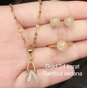 set rambut sedana lapis emas model cantik