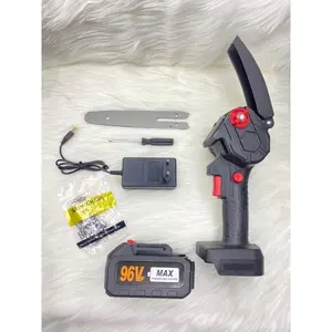 Gergaji Listrik Mini Diameter 6 Inci dan 4 Inci Gergaji Portable Tanpa Kabel Gergaji Listrik Genggam Mini Dengan Baterai 96V Gergaji Listrik Portabel Serbaguna