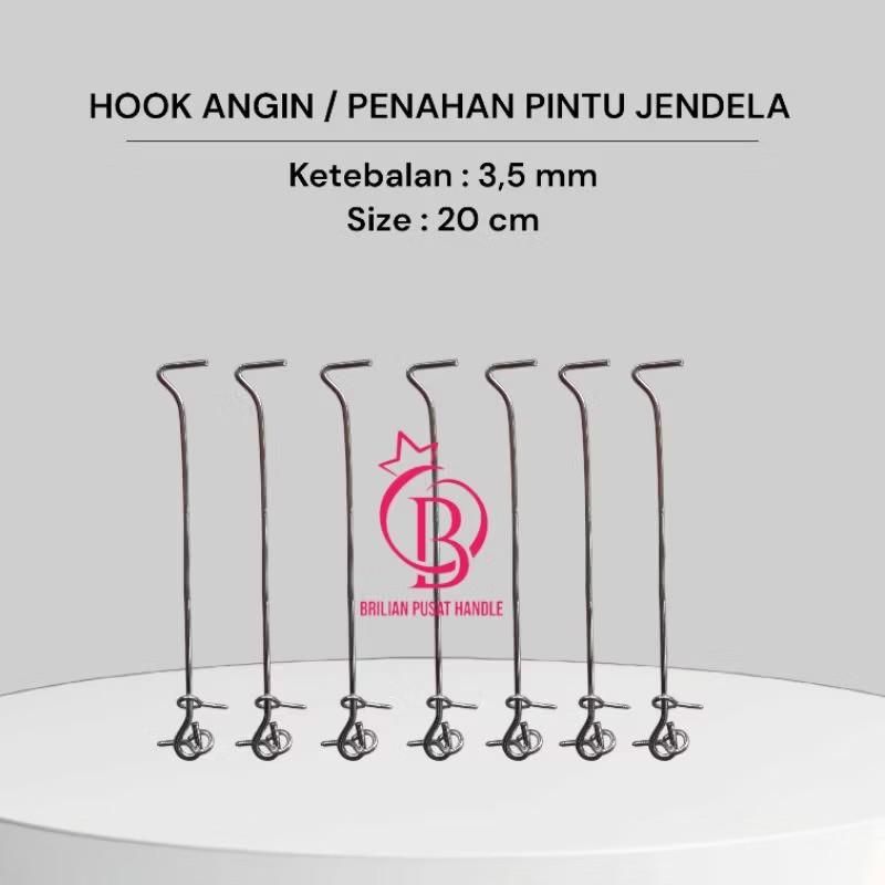 Product Introduction of Penyangga Jendela Kotak & Bulat Premium Tinggi dari Besi - Warna Putih & Kuning 10