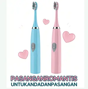 Sikat Gigi Sonic Dewasa YL8001 Anti Air BPOM Certified Desain Ergonomis Bebas Iritasi Waterproof IPX7 6600rpm 3 Brush Head Elektrik Ultrasonic