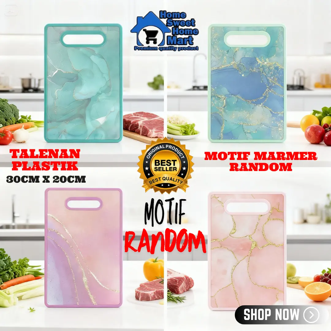 HSH COD Talenan Anti Jamur / Alas Tatakan Pemotong Daging Ikan Buah Sayuran Roti / Cutting Board Anti Bacteria Anti Slip