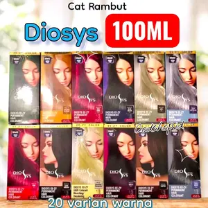 DIOSYS 100ML HAIR COLOR CREAM CAT RAMBUT  PROFESIONAL SEMIR PEWARNA SALON Kering Dye