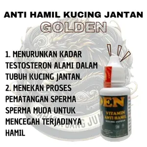 VITAMIN ANTI HAMIL KUCING JANTAN GOLDEN 30ml