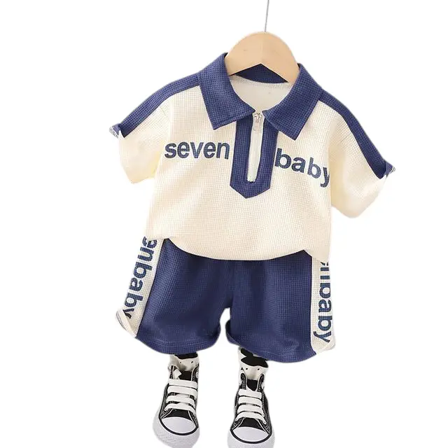 Setelan Anak Laki-Laki Seven pocket 1-5 tahun pakaian Katun anak Parsel 1