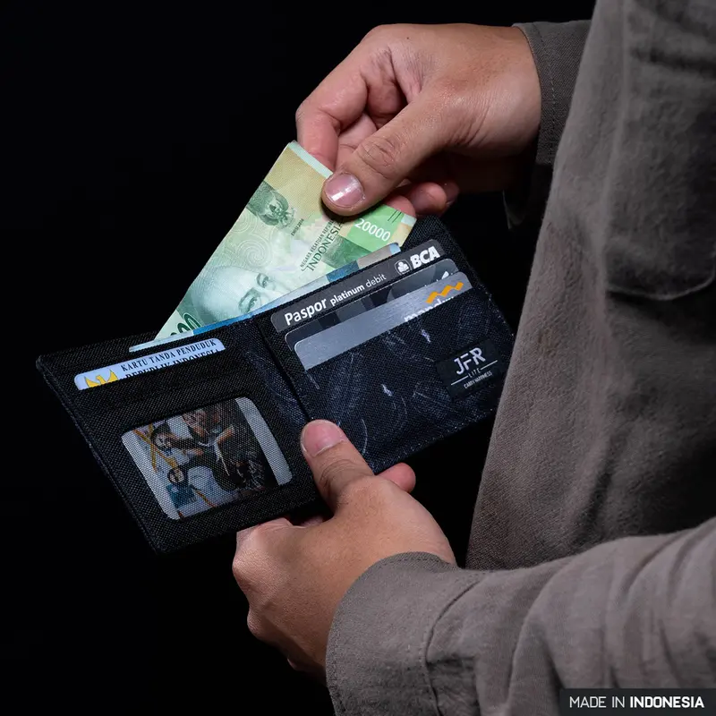 JFR Bakara Wallet - Dompet Pria Bahan Kanvas JP66 7