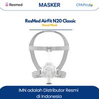 Gambar ResMed AirFit N20 Classic Nasal Mask- CPAP Mask - L dari Indo Medika Nusantara Kota Administrasi Jakarta Selatan 2 Tokopedia