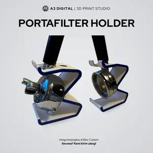 Portafilter Holder 3D Print – Dudukan Stabil & Ergonomis untuk Espresso | Cocok Semua Ukuran