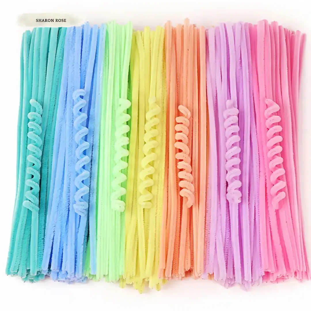 10PCS KAWAT BULU PANJANG 30CM KETEBALAN 0.7MM KAWAT BULU BUNGA KAWAT BULU MACARON 92