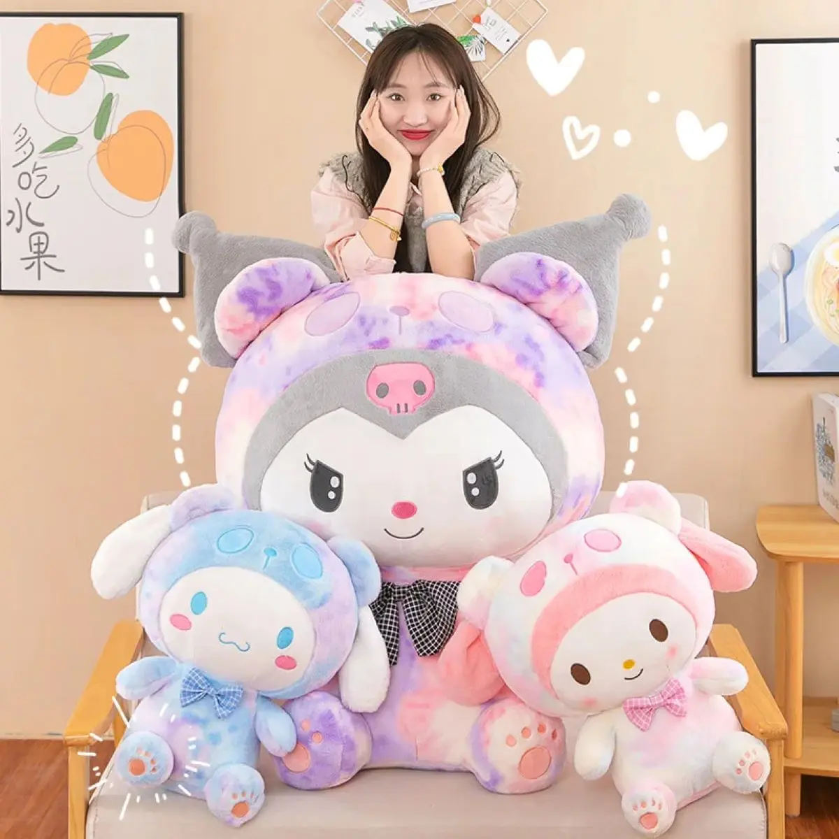 Boneka New Sanrio Kuromi My Melody Cinnamoroll Plush Premium 30 cm