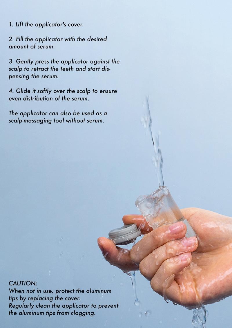 Product Introduction of Refined Supply Scalp Applicator - Scalp Massaging and Serum/Oil Vessel 3