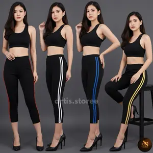 Legging 7/8 2 Warna/legging wanita/legging olah raga/legging Nyaman