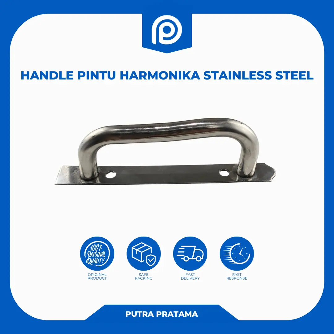 HANDLE PINTU HARMONIKA STAINLESS STEEL | Handle Pintu Harmonika Handle Pintu Besi