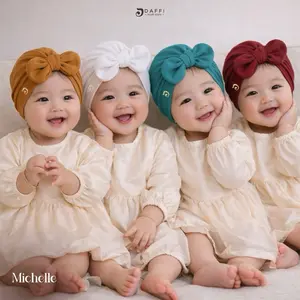 Daffi Hijab -Turban Michelle Kids - Hijab Anak Muslim Pita