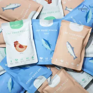 Coucou cat food pouch wet food 85gram makanan kucing basah semua umur
