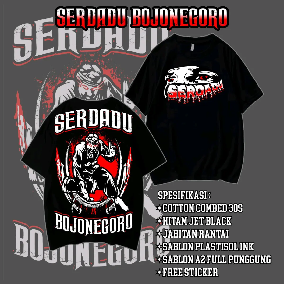KAOS PSHT SERDADU BOJONEGORO NEW VOL 1