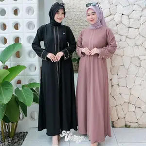 abaya vasya fashion muslimah umroh dan haji thanea Sabrina anti uv