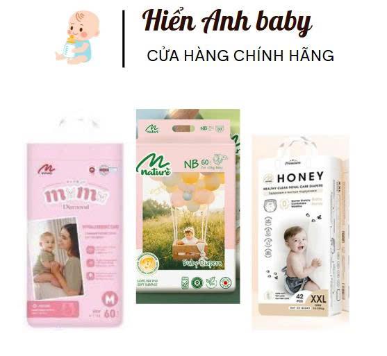 2 bịch mẫu mới Bỉm tã dán quần MOMO DIAMOND ORGANIC chum pretimum tinh chất hoa anh đào. Cho Bé Balo bỉm momo