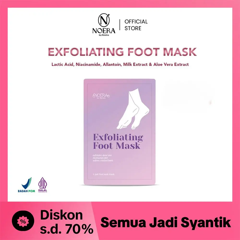 [EXCLUSIVE LIVE] Noera Exfoliating Foot Mask | Masker Kaki Foot Peeling Mask