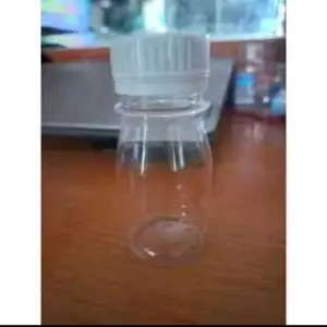 Botol 50ML Transparan dengan Tutup Plastik untuk Minuman dan Obat-obatan
