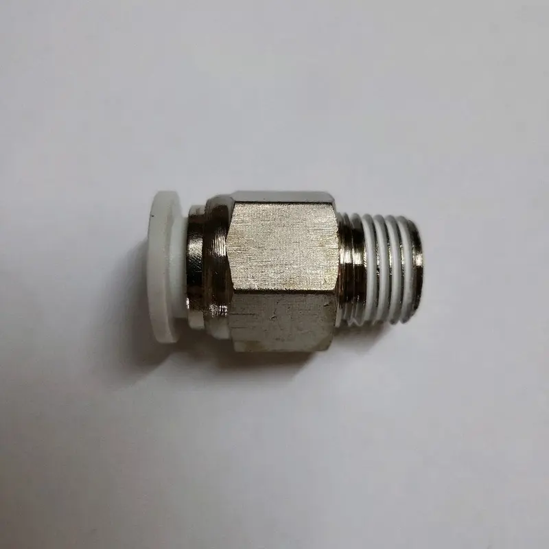 PC10X1/4"/PC10X3/8"/PC10X1/2" FITTING NEPEL LURUS MALE CONNECTOR STNC 5