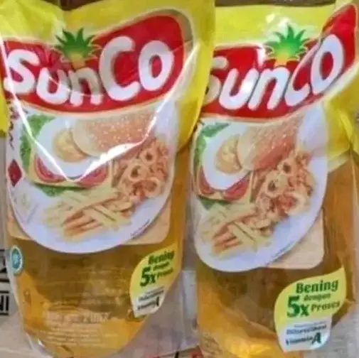 SUNCO 2 LITER x 3 POUCH DAPAT 6LITER Masakan Bahan Minyak 2