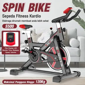 Bettergrow Sepeda Statis Spinning Bike Cardio With Display LED KUAT HINGGA 120KG Alat Olahraga Gym