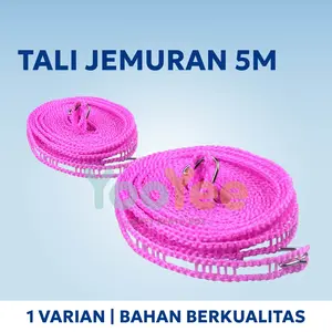 Yooyee Tali jemuran 5 Meter baju stainless
