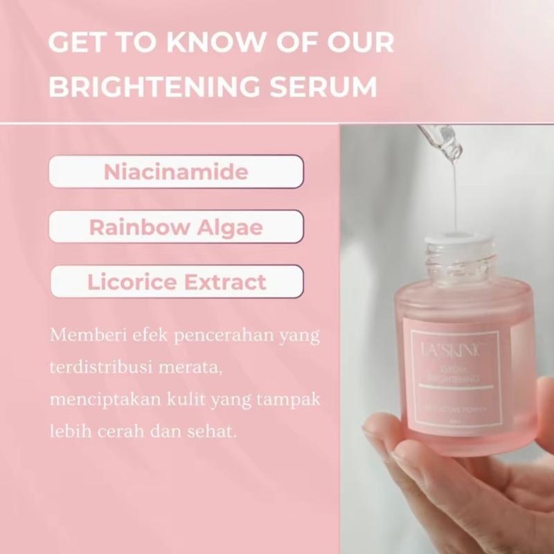 Serum Las’skinic mencerahkan kulit dan menyamarkan noda gelap 1