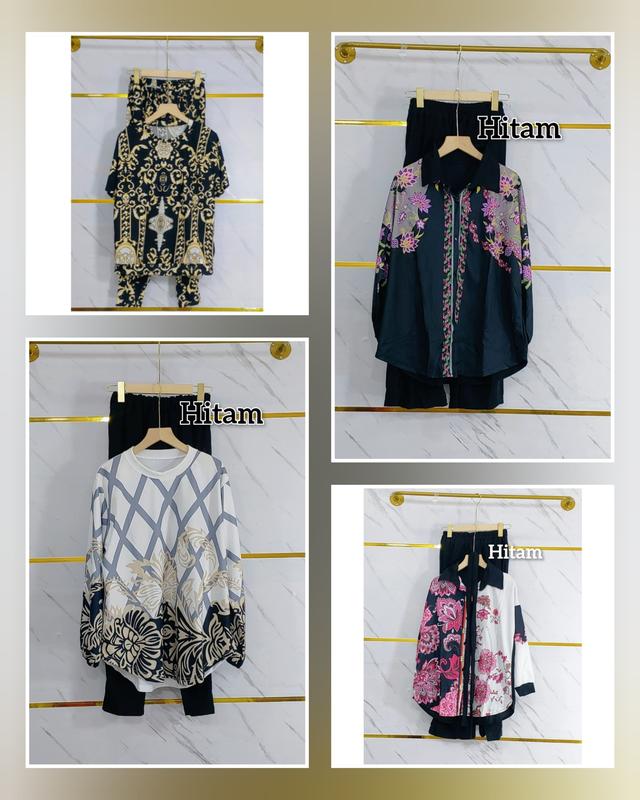 YM yimie fashion || Special live 2025 || campur model campur warna semua yang di review koleksi yimie fashion Wanita Panjang Oversize 6