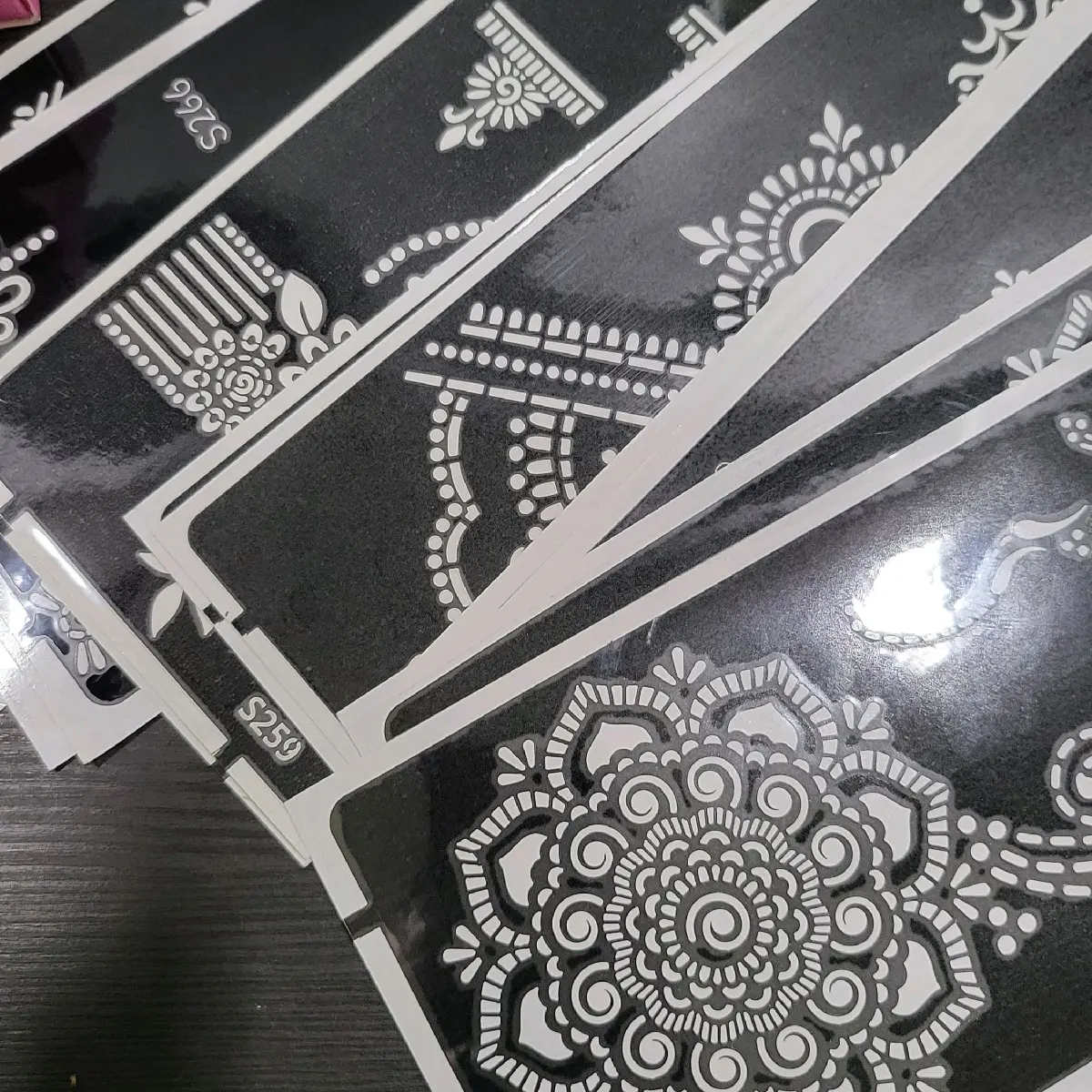Stencil Templates for henna designs