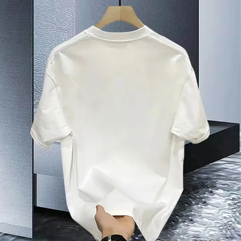 Áo Thun, Dành Cho Nam Giới, Trang Phục Mùa Hè, Phong Cách Đường Phố Thường Ngày Thiết Kế In Hình, Cổ Tròn, Tay Lỡ, Chất Liệu Cotton Nặng, Thiết Kế Mới, Phong Cách Cao Cấp, Dáng Rộng Vừa Vặn, Mùa Hè 2024 1