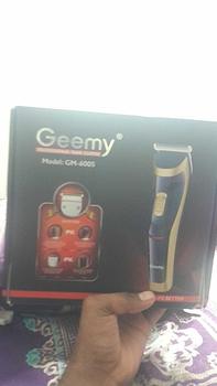 Product Review of Geemy Original GM6005 Professional Hair Clipper Shaver Trimmer Cutter Potong Rambut Gunting Rambut Ready Stock Silver Clippers Cut Hair from R**n U**n 0