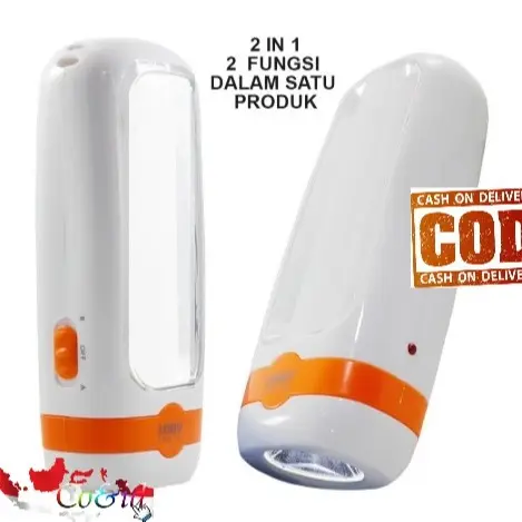 Lampu Emergency & Senter emergency LED 10SMD +1W Super LED Surya 5