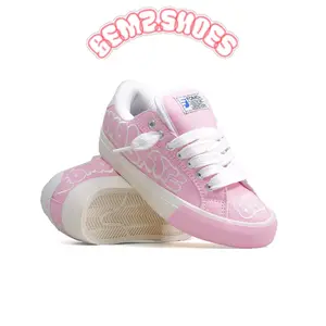 Fomo Sepatu Larguz pink Series 39-44 Bemz Shoes Sneakers Casual Unisex Pria Wanita