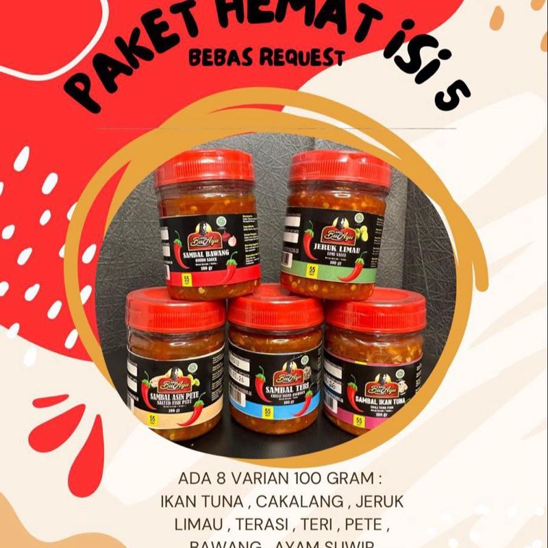 PAKET HEMAT ISI 5 LIMA BOTOL 100gram RECOMENDED BEST SELLER 0