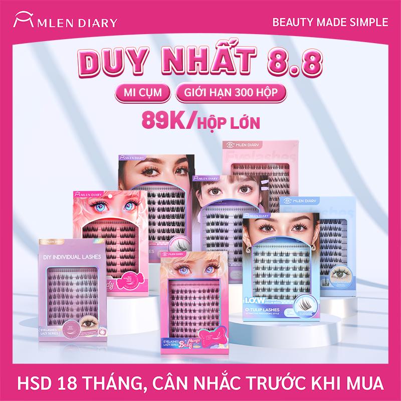 【UP TO OFF74% Mlen Diary - Mi giả HỘP LỚN Các Loại - Có Thể Tái Sử Sụng Được Nhiều Lần - Gân Mỏng Không Cộm Mắt - Nhiều Kiểu Dáng Để Lựa Chọn - Baby Candy - Mi giả Hoa Hướng Dương - BST Galaxy Box Mi Stars, Mi Moon, Baby Manga