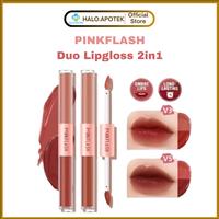 Gambar PINKFLASH DoubleSense 2 IN 1 Ombrelips Matte Lipstik Lightweight High Pigment Lasting Lipstik - V3 dari HALO APOTEK Kab. Tasikmalaya 1 Tokopedia