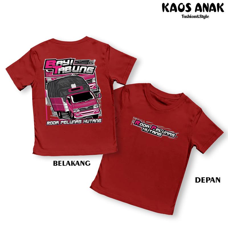 KAOS ANAK TRUK BAYI TABUNG BAJU DISTRO ANAK TRUK CANTER MANIA BAJU TRUK OLENG 5