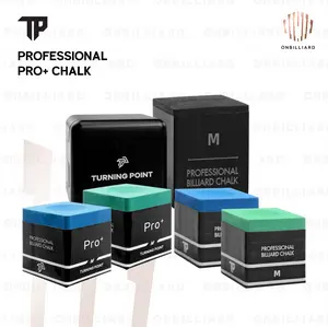 TP TURNING POINT TP PRO+ Professional Billiard Magnetic Chalk Kapur Cuk Chalks Biliar Biliyar Biliyard Magnet