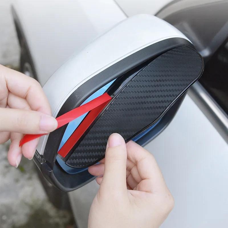 Product Introduction of Tấm Che Mưa Màu Đen Họa Tiết Sợi Carbon Cho Gương Chiếu Hậu Ô Tô, Tấm Chắn Mưa Gương Chiếu Hậu Thông Dụng Tấm Che Nắng Gương Chiếu Hậu, Phụ Tùng Ô Tô 66