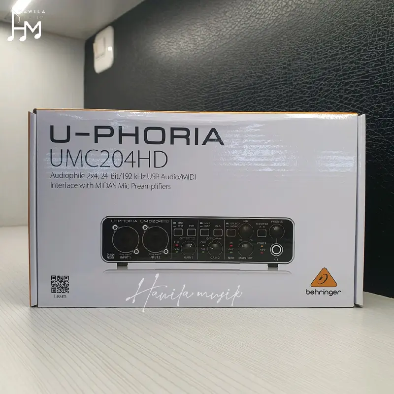 Sound Card Soundcard Behringer UMC204HD UMC 204 HD UMC204 HD Original 2