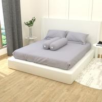 Gambar ADELA Sprei Set LILAC GREY - T30 Elegant Collection - 120X200X30 B1 dari Adela Sprei & Bedcover Kab. Gresik 2 Tokopedia