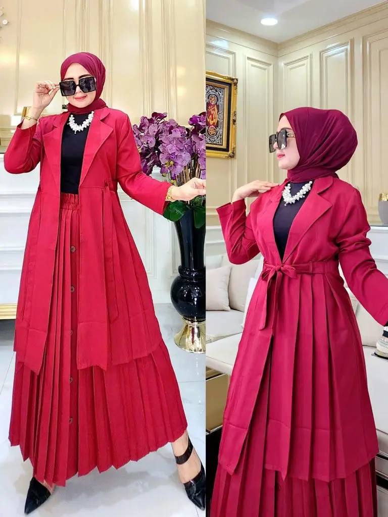 SETELAN ROK FASHION WANITA MUSLIM KEKINIAN